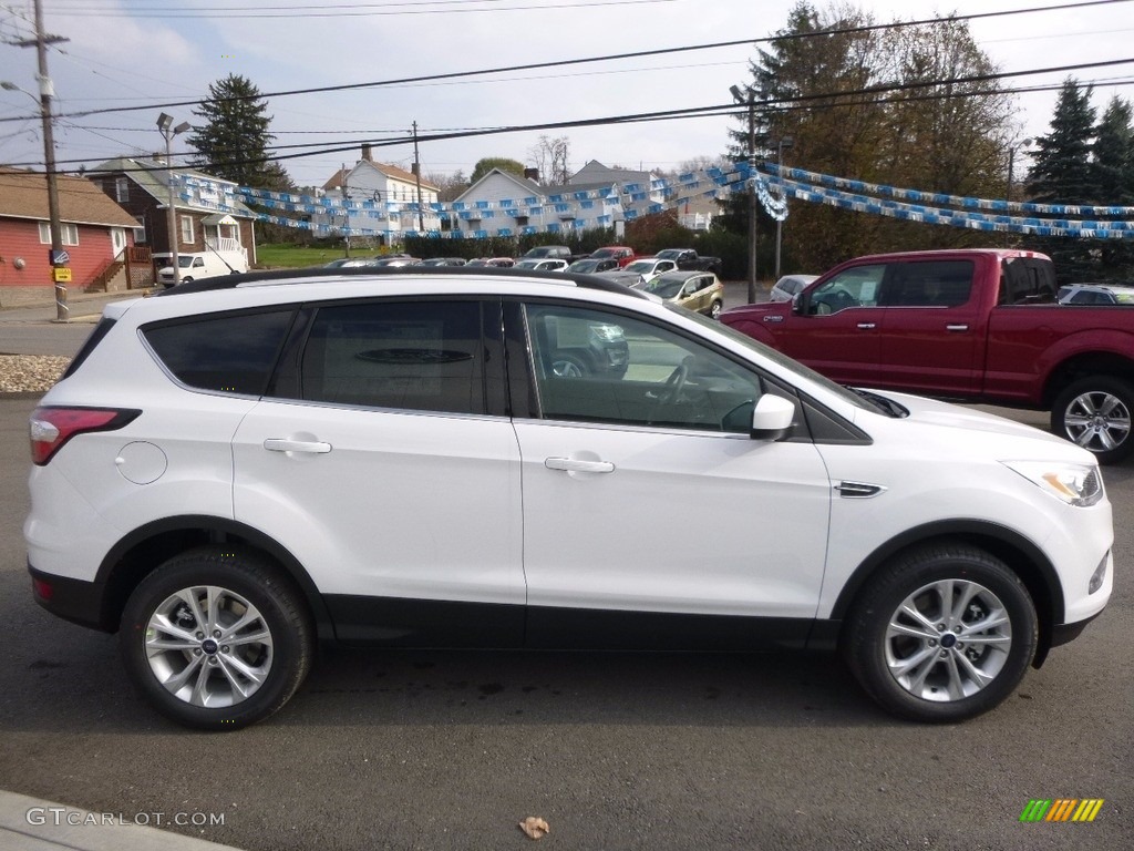 2017 Escape SE 4WD - Oxford White / Charcoal Black photo #4
