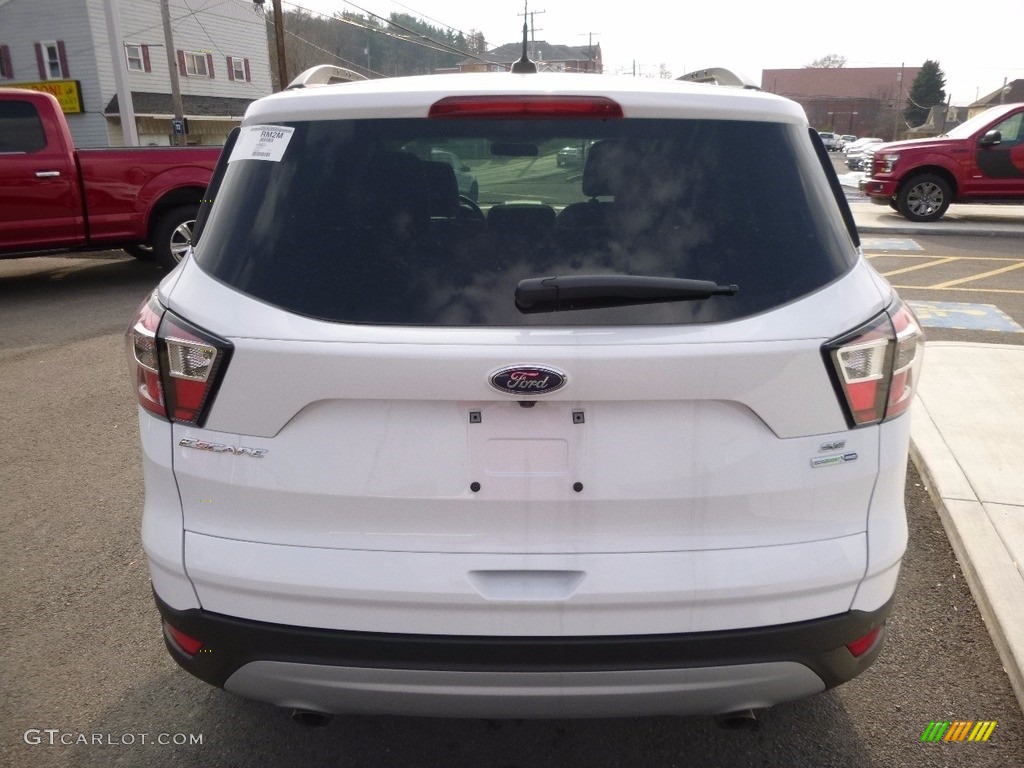 2017 Escape SE 4WD - Oxford White / Charcoal Black photo #6
