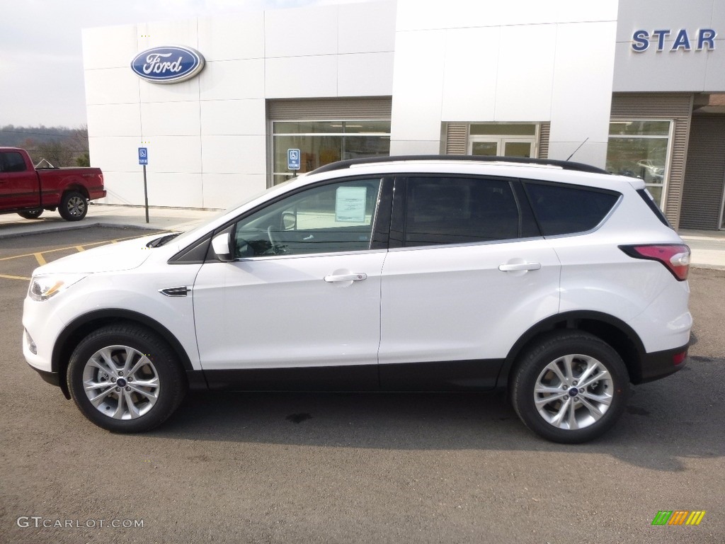 2017 Escape SE 4WD - Oxford White / Charcoal Black photo #8