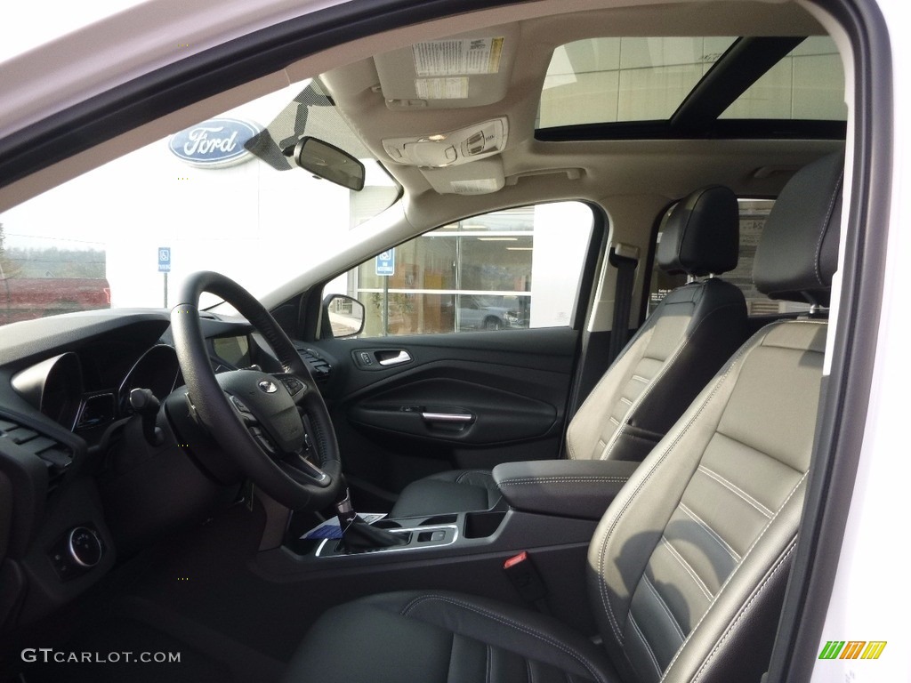 2017 Escape SE 4WD - Oxford White / Charcoal Black photo #9