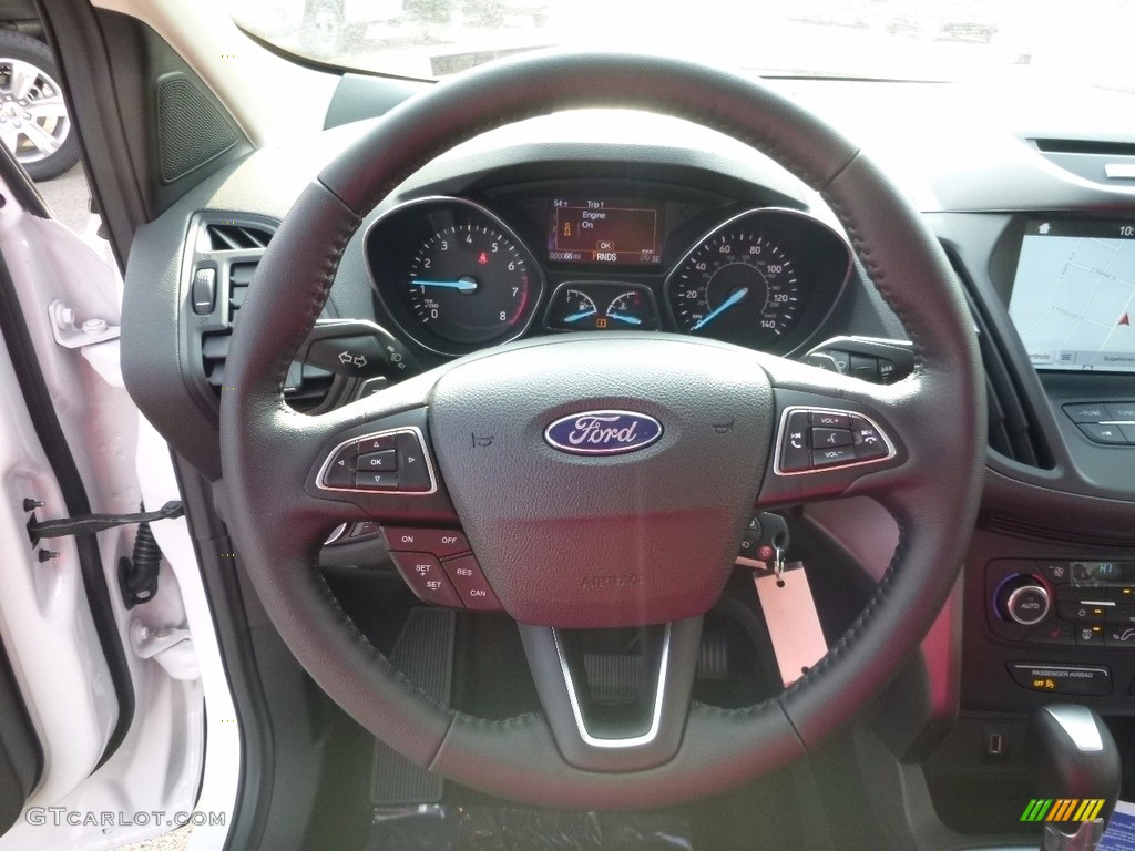 2017 Escape SE 4WD - Oxford White / Charcoal Black photo #16