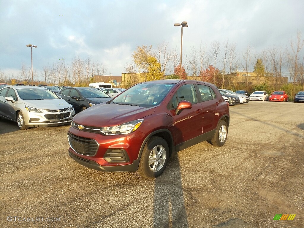 2017 Trax LS AWD - Crimson Metallic / Jet Black photo #1