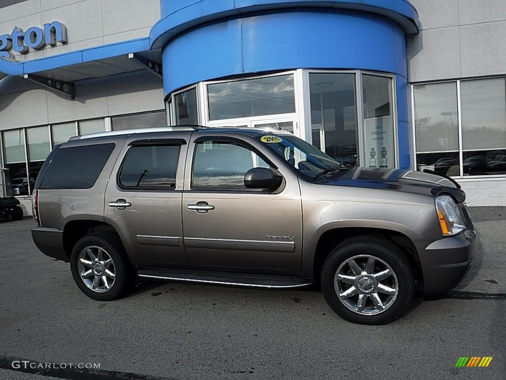 2011 Yukon Denali AWD - Mocha Steel Metallic / Ebony photo #2