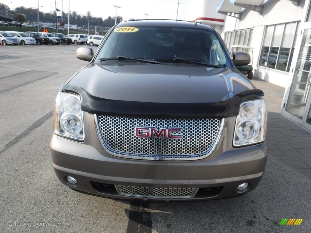 2011 Yukon Denali AWD - Mocha Steel Metallic / Ebony photo #5