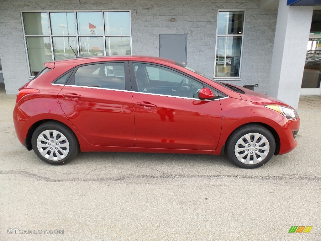 Scarlet Red Pearl 2017 Hyundai Elantra GT Standard Elantra GT Model Exterior Photo #117052718