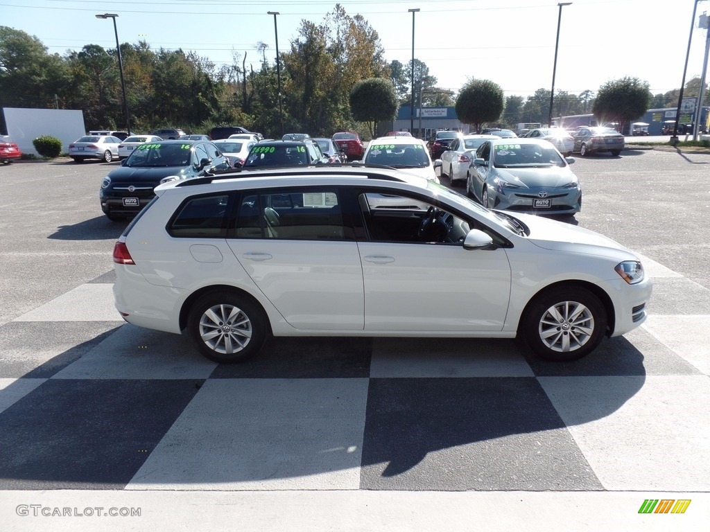 Pure White 2016 Volkswagen Golf SportWagen 1.8T S Exterior Photo #117053978