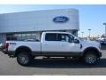 White Platinum 2017 Ford F250 Super Duty King Ranch Crew Cab 4x4 Exterior