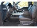 Front Seat of 2017 F250 Super Duty King Ranch Crew Cab 4x4