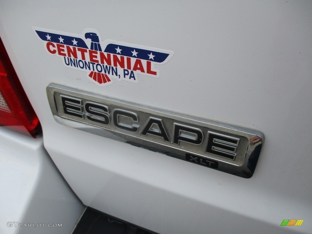 2012 Escape XLT V6 4WD - Oxford White / Camel photo #8