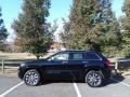 2017 Diamond Black Crystal Pearl Jeep Grand Cherokee Overland 4x4  photo #1