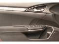 Black 2017 Honda Civic LX Sedan Door Panel