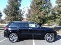 Diamond Black Crystal Pearl 2017 Jeep Grand Cherokee Overland 4x4 Exterior