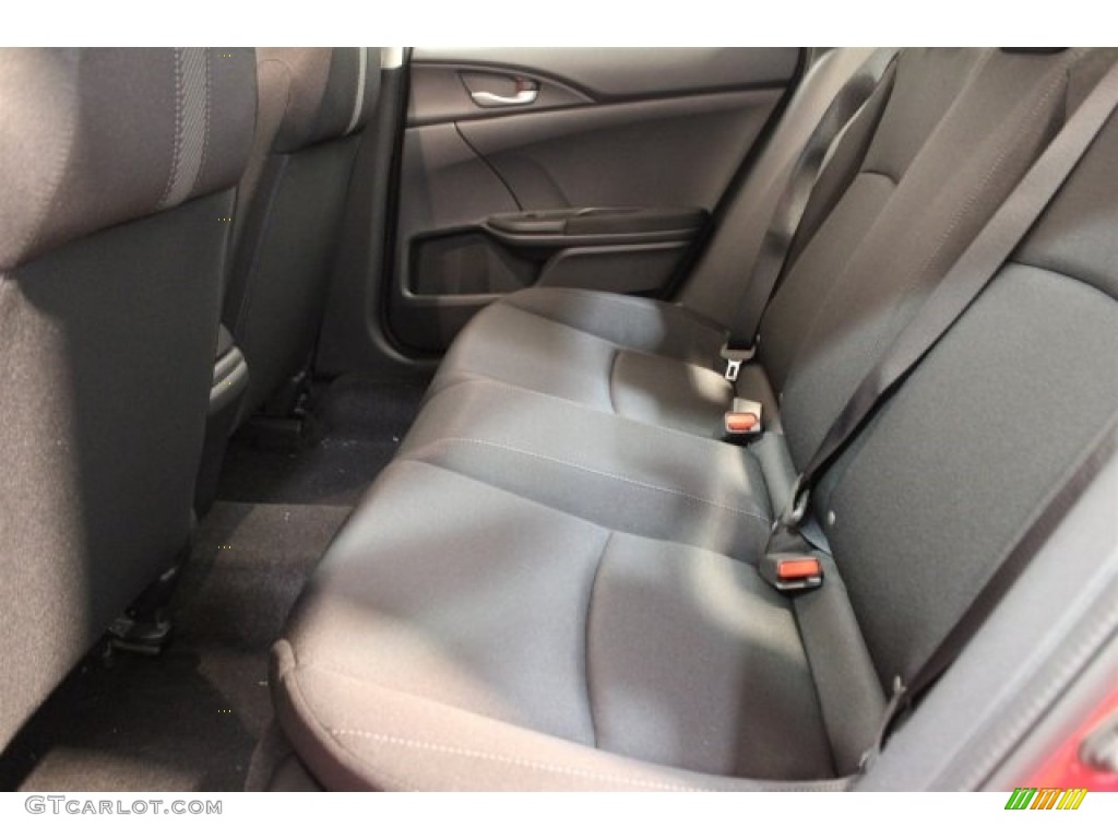 Black Interior 2017 Honda Civic LX Sedan Photo #117055469