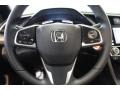 Black/Ivory 2017 Honda Civic EX-T Coupe Steering Wheel