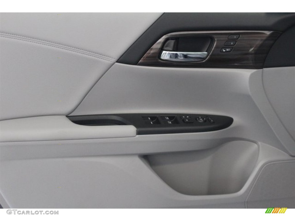 2017 Accord EX-L Sedan - Modern Steel Metallic / Gray photo #7