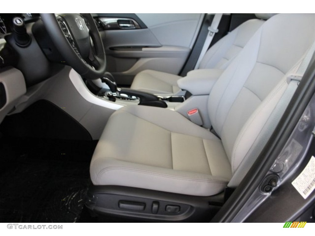 2017 Accord EX-L Sedan - Modern Steel Metallic / Gray photo #10