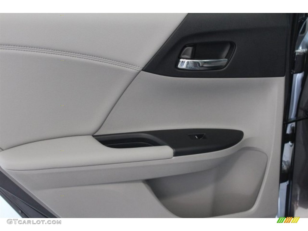 2017 Accord EX-L Sedan - Modern Steel Metallic / Gray photo #28