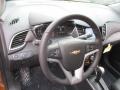 Jet Black 2017 Chevrolet Trax LT AWD Steering Wheel