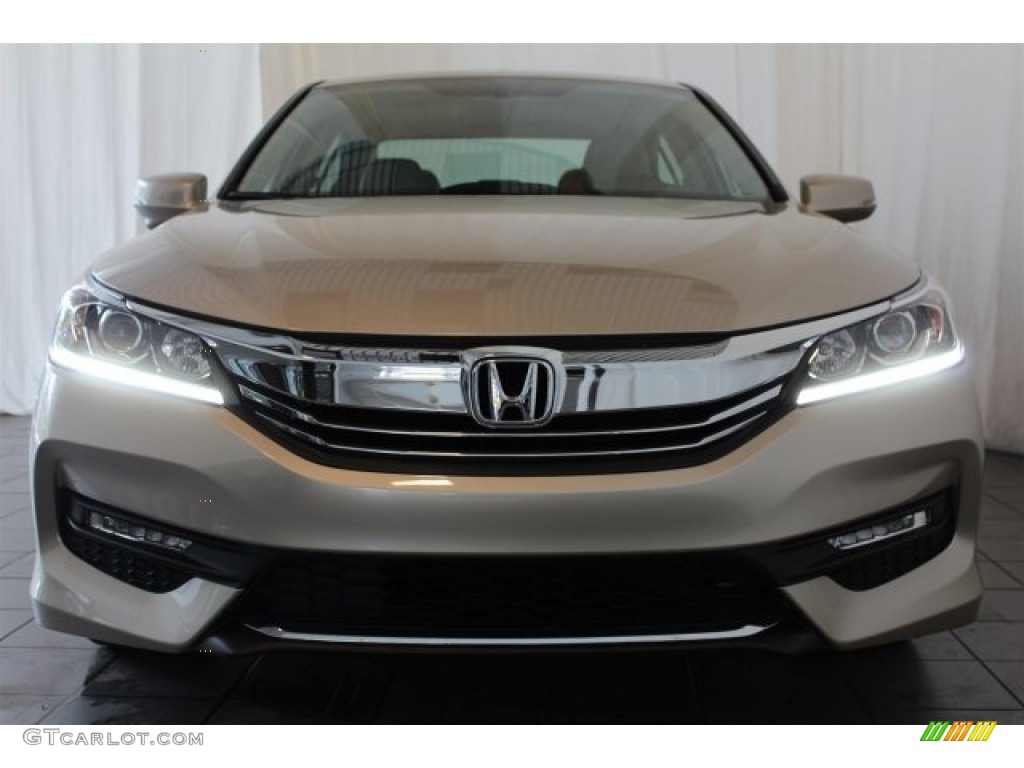 2017 Accord EX-L V6 Sedan - Champagne Frost Pearl / Ivory photo #4