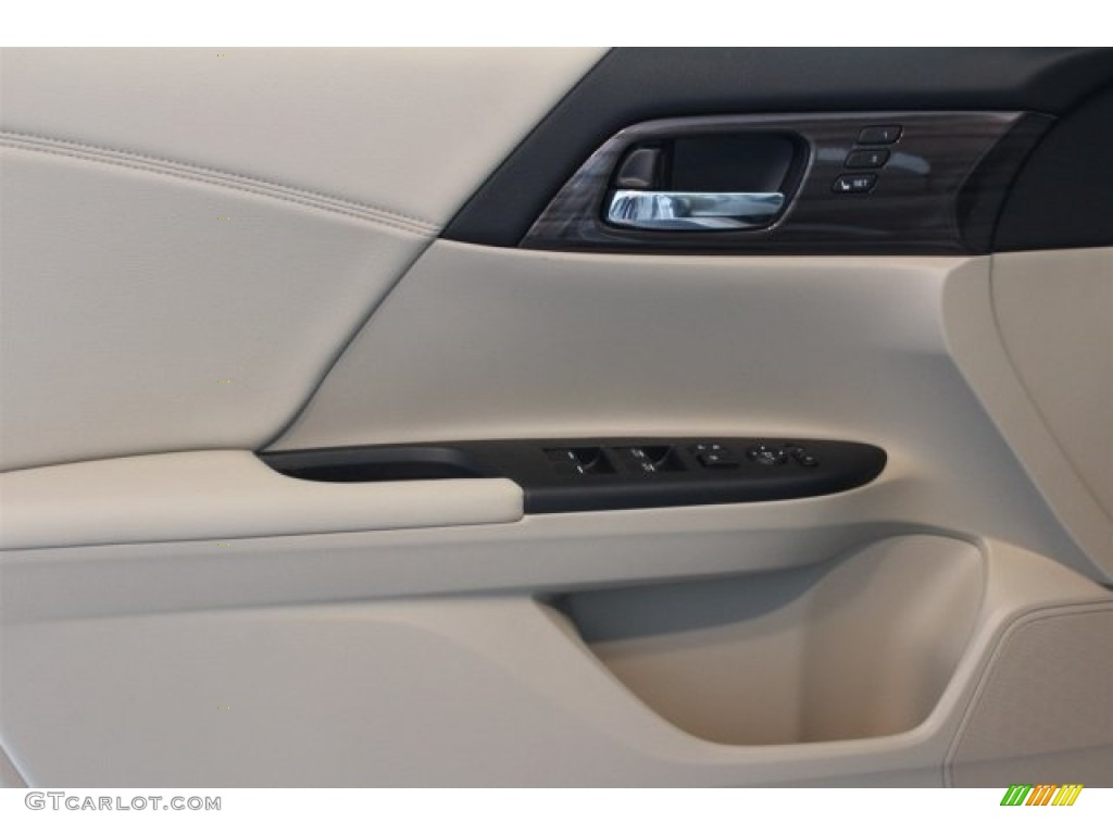 2017 Accord EX-L V6 Sedan - Champagne Frost Pearl / Ivory photo #6