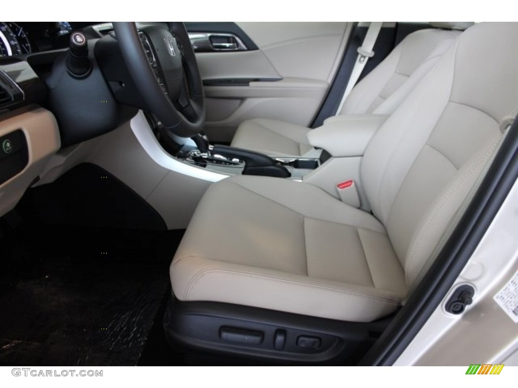 2017 Accord EX-L V6 Sedan - Champagne Frost Pearl / Ivory photo #9