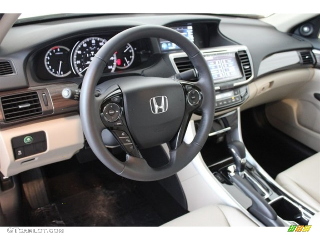 2017 Accord EX-L V6 Sedan - Champagne Frost Pearl / Ivory photo #11