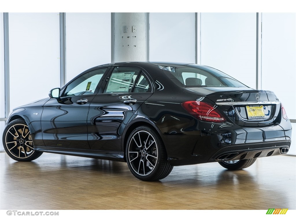 Black 2017 Mercedes-Benz C 43 AMG 4Matic Sedan Exterior Photo #117059495