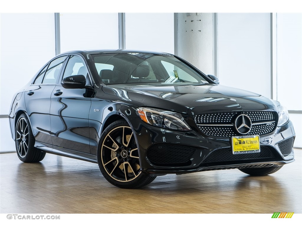 Black 2017 Mercedes-Benz C 43 AMG 4Matic Sedan Exterior Photo #117059663