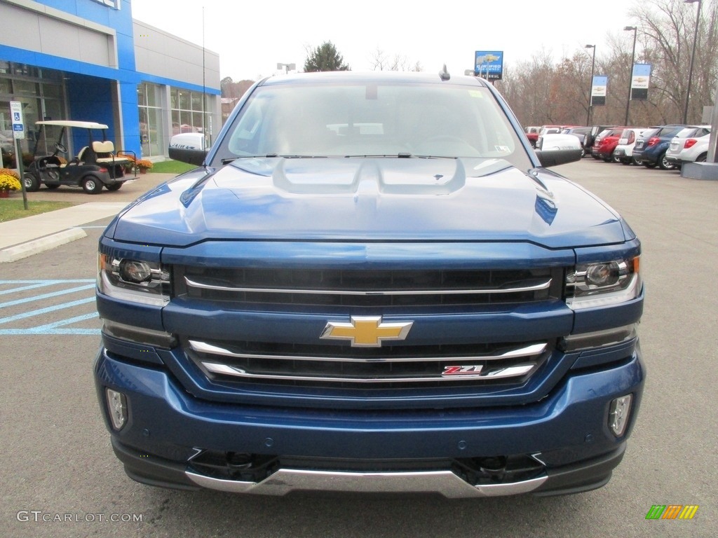 2017 Silverado 1500 LTZ Crew Cab 4x4 - Deep Ocean Blue Metallic / Jet Black photo #10