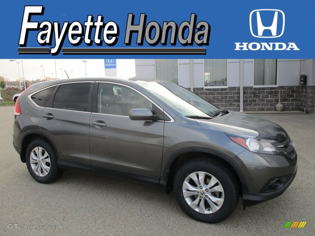 2014 CR-V EX AWD - Polished Metal Metallic / Gray photo #1