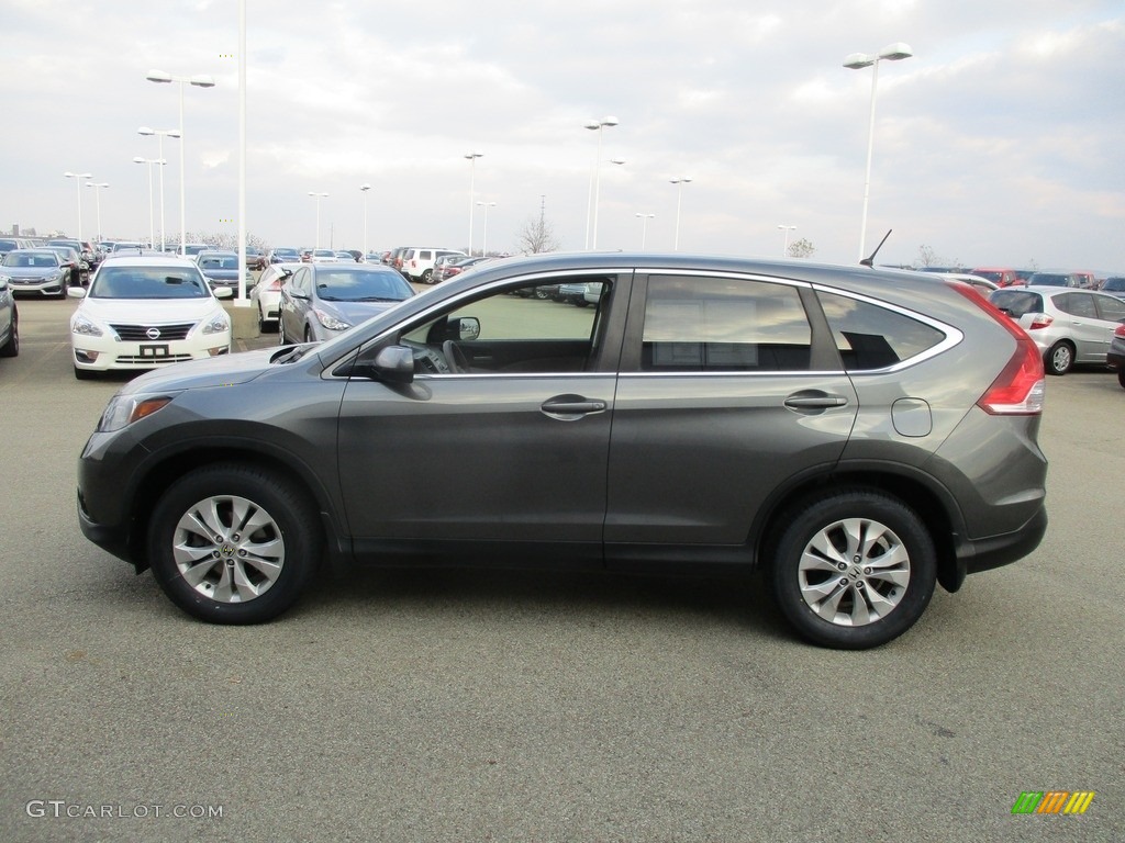2014 CR-V EX AWD - Polished Metal Metallic / Gray photo #4