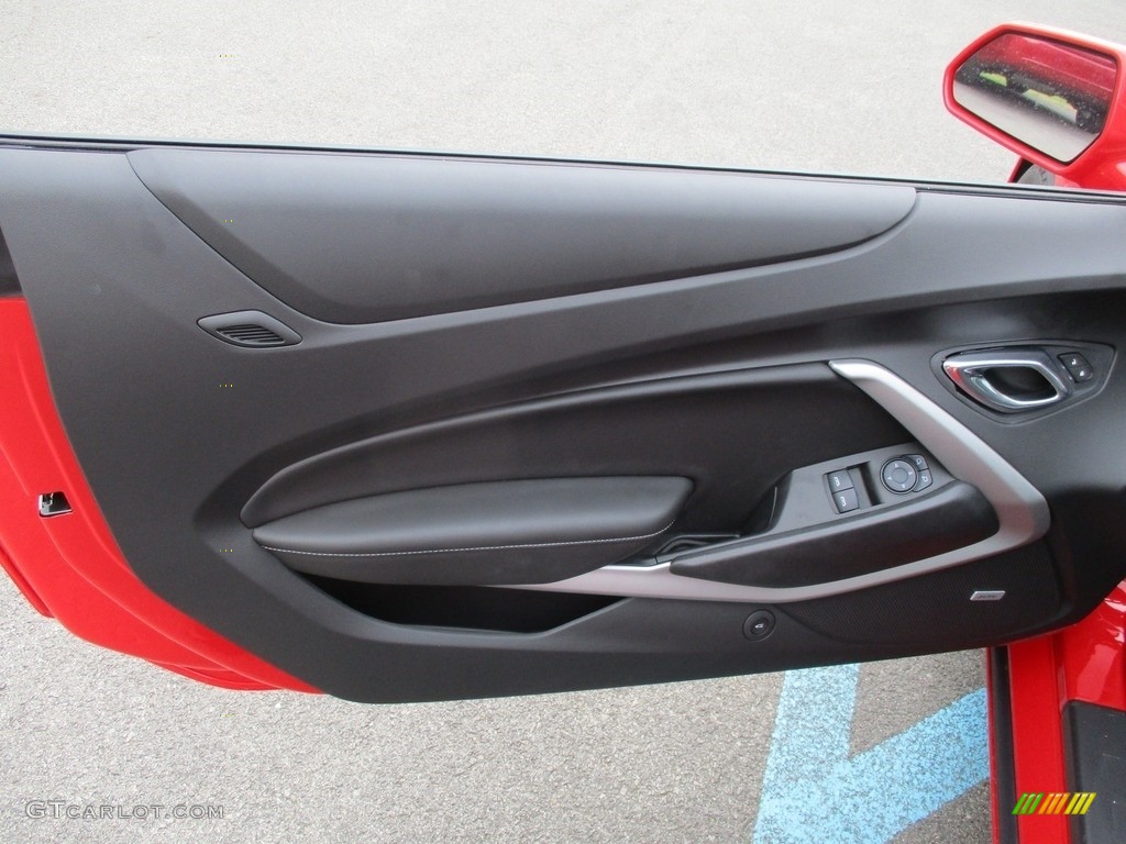 2017 Chevrolet Camaro SS Coupe 50th Anniversary Jet Black Door Panel Photo #117060389