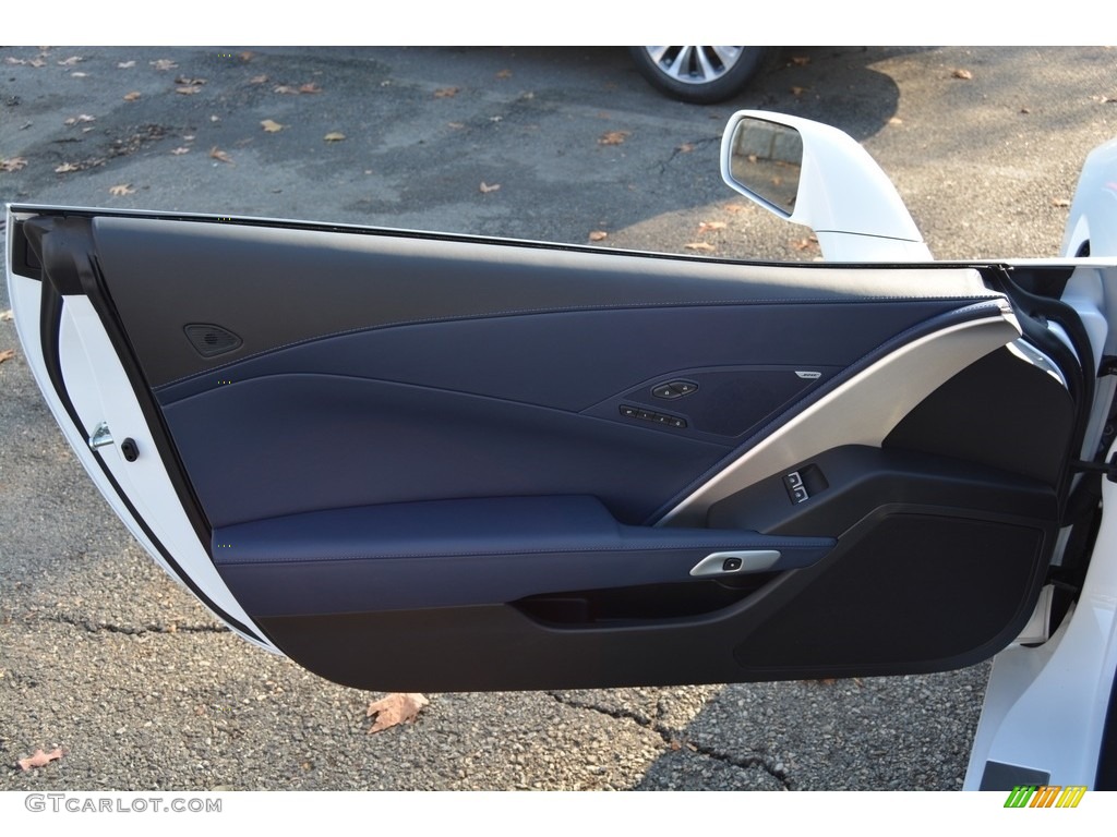 2016 Chevrolet Corvette Stingray Coupe Twilight Blue Door Panel Photo #117061913