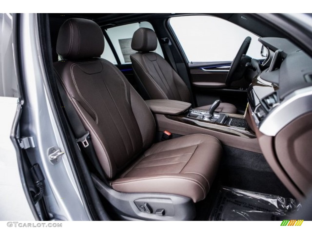 Mocha Interior 2017 BMW X5 xDrive40e iPerformance Photo #117063081