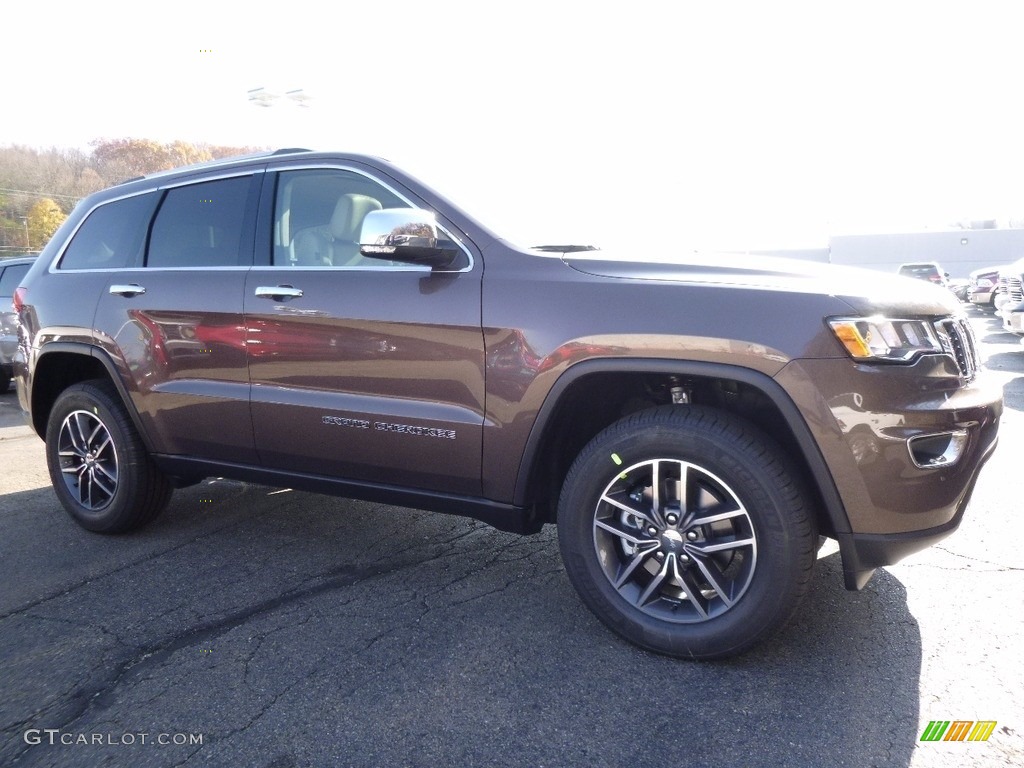 2017 Grand Cherokee Limited 4x4 - Walnut Brown Metallic / Black/Light Frost Beige photo #6