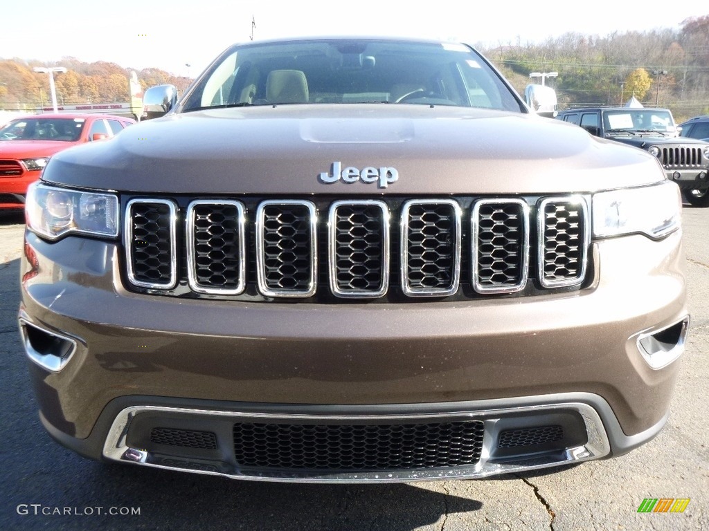 2017 Grand Cherokee Limited 4x4 - Walnut Brown Metallic / Black/Light Frost Beige photo #7