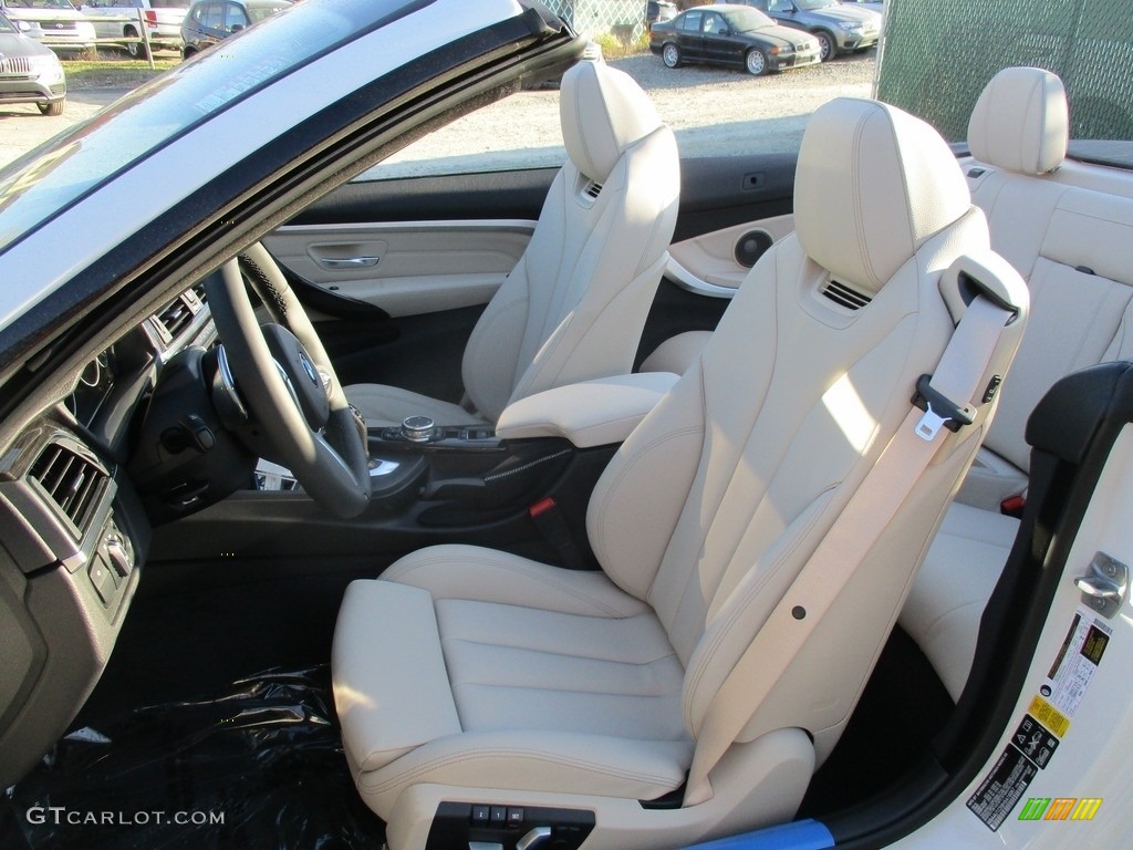 Oyster Interior 2017 BMW 4 Series 440i xDrive Convertible Photo #117064539