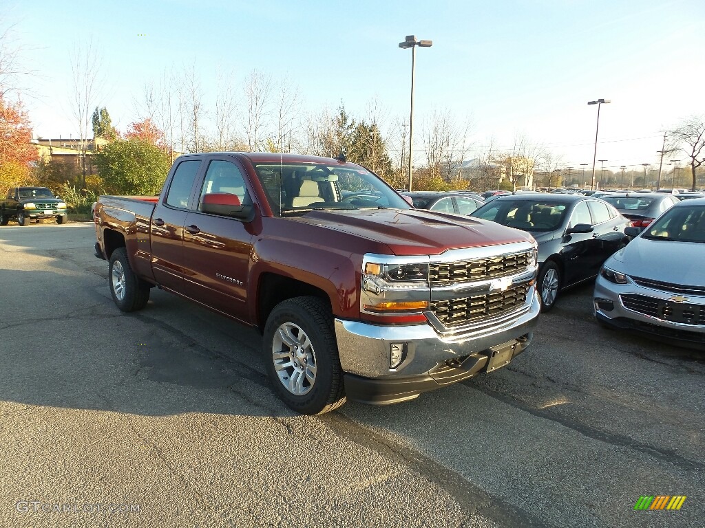 Siren Red Tintcoat 2017 Chevrolet Silverado 1500 LT Double Cab 4x4 Exterior Photo #117064590