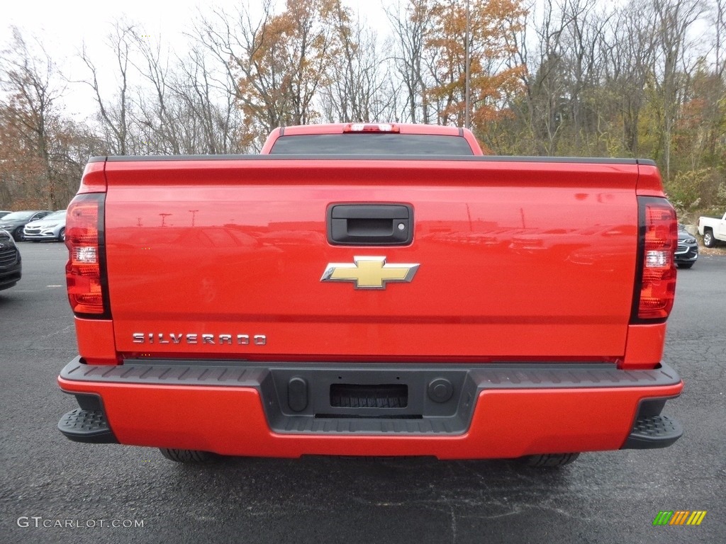 Red Hot 2017 Chevrolet Silverado 1500 Custom Double Cab 4x4 Exterior Photo #117064617