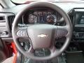 Dark Ash/Jet Black 2017 Chevrolet Silverado 1500 Custom Double Cab 4x4 Steering Wheel