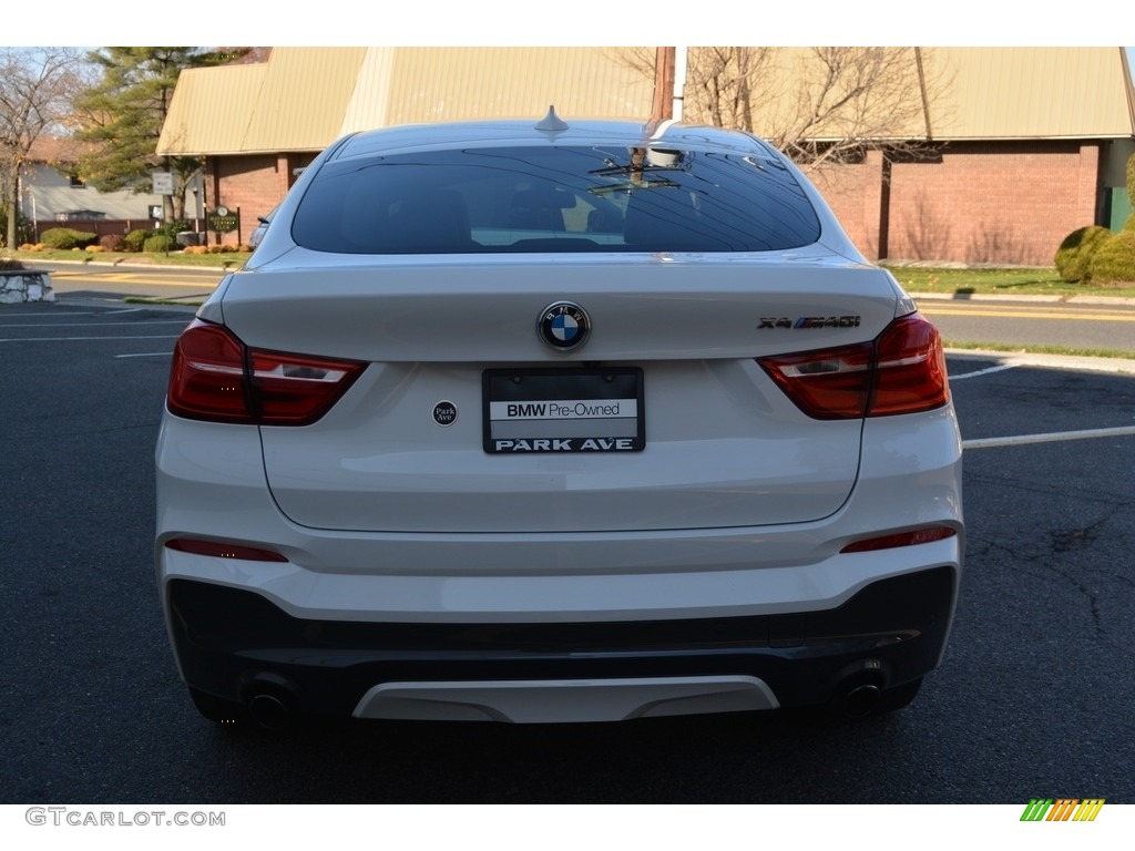 2017 X4 M40i - Alpine White / Mocha photo #4