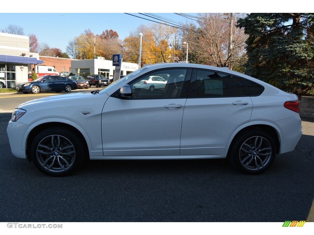 2017 X4 M40i - Alpine White / Mocha photo #5