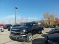 2017 Black Chevrolet Silverado 1500 LT Double Cab 4x4  photo #1