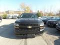 2017 Black Chevrolet Silverado 1500 Custom Double Cab 4x4  photo #2