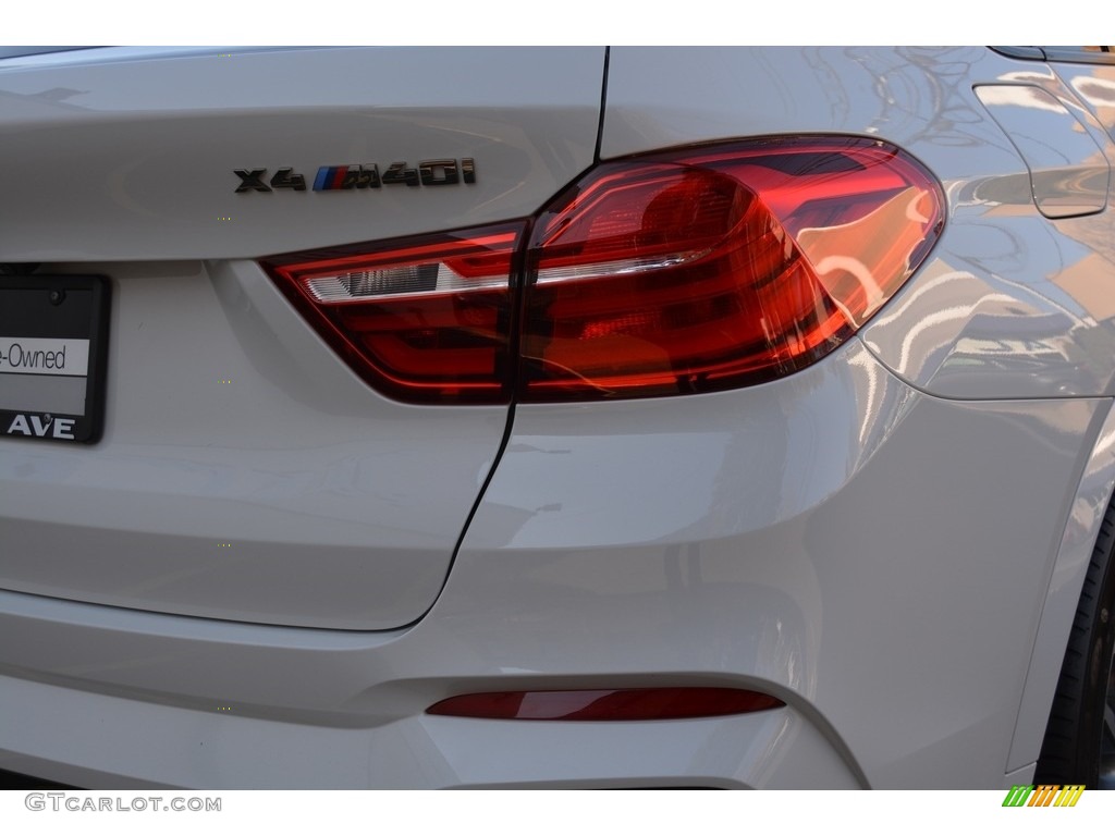 2017 X4 M40i - Alpine White / Mocha photo #23