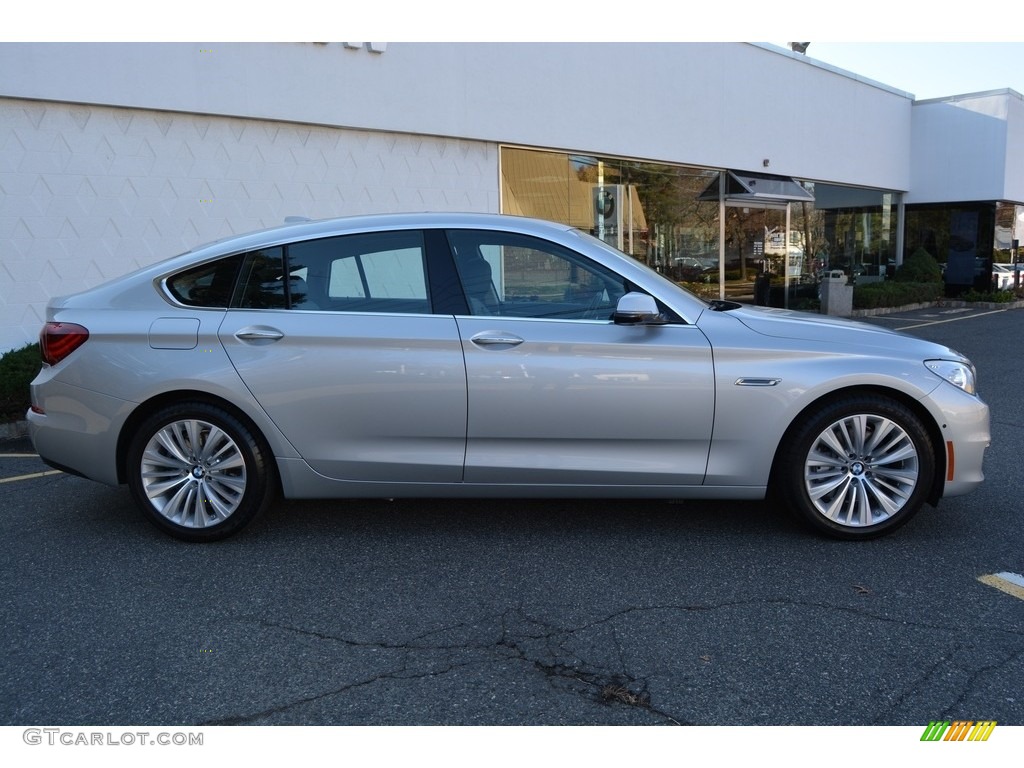 2016 5 Series 535i xDrive Gran Turismo - Glacier Silver Metallic / Black photo #2