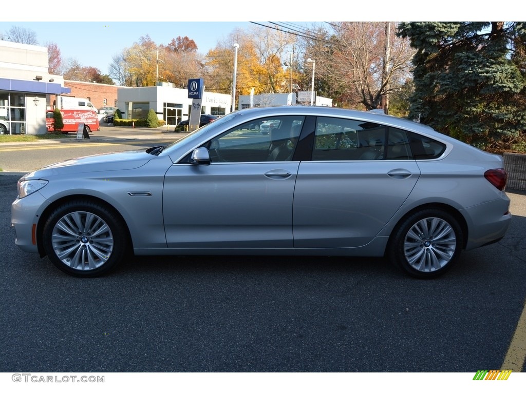 2016 5 Series 535i xDrive Gran Turismo - Glacier Silver Metallic / Black photo #5