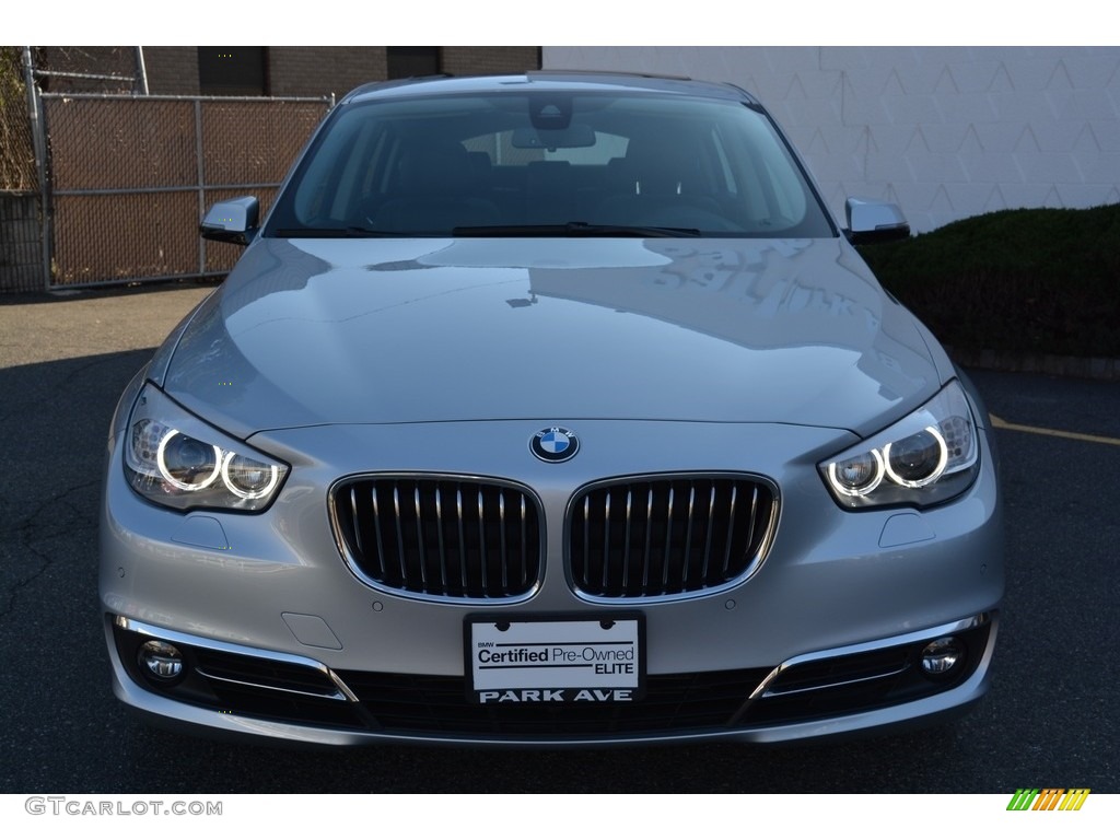 2016 5 Series 535i xDrive Gran Turismo - Glacier Silver Metallic / Black photo #7