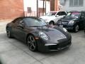 2013 Anthracite Brown Metallic Porsche 911 Carrera S Cabriolet  photo #1