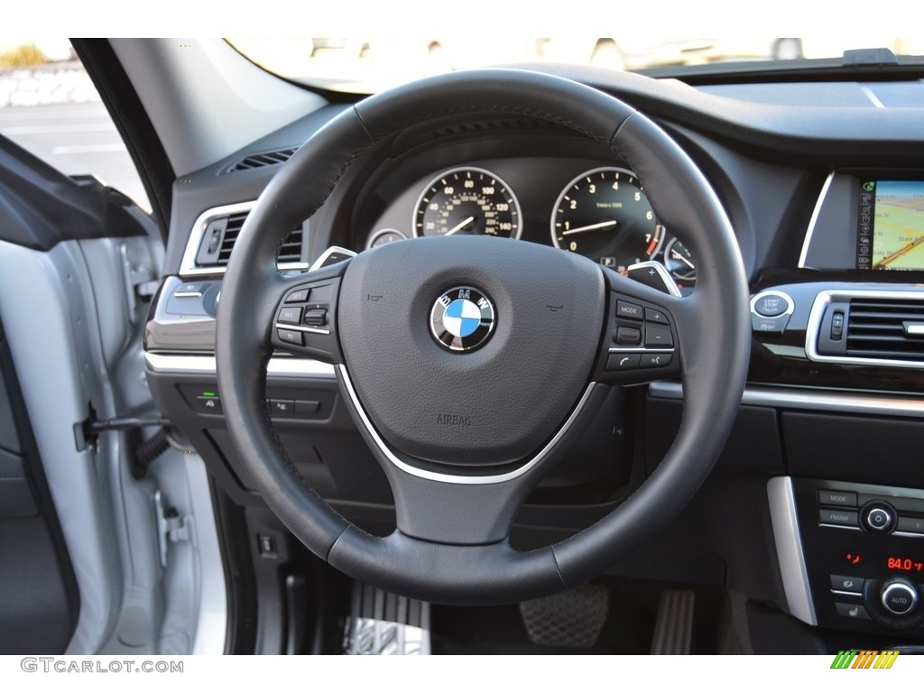 2016 5 Series 535i xDrive Gran Turismo - Glacier Silver Metallic / Black photo #17